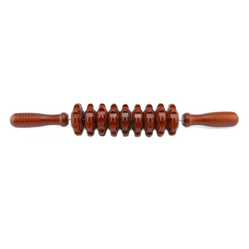 Wooden Abdominal & Leg Roller Massager - 368 Massage Wheel 7