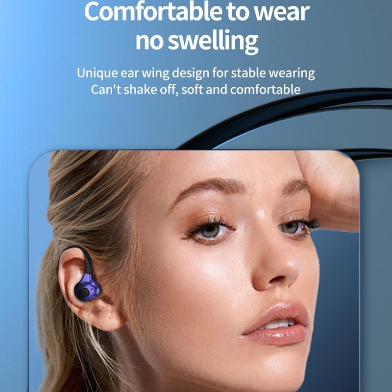 Wireless Bluetooth Earphones with Charging Case - F8 - Green Single Ear 11