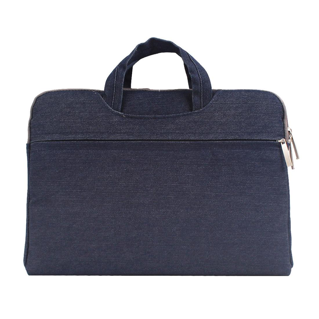 Portable 11.6 Laptop Bag - Dark Blue Handheld 3