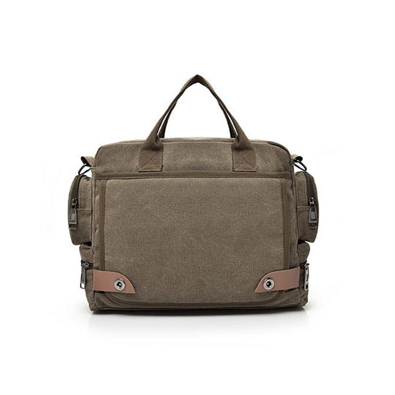 Waterproof Outdoor Laptop Bag Single Shoulder - Mysterious Black 12