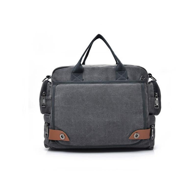 Waterproof Outdoor Laptop Bag Single Shoulder - Mysterious Black 13