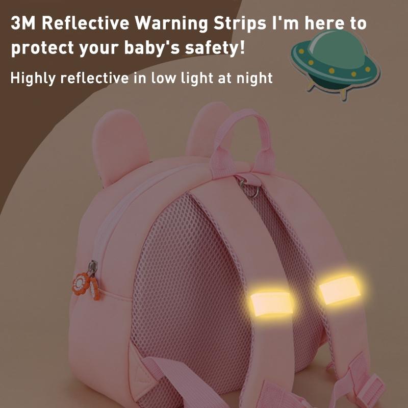 Kids' Anti-lost School Bag - Secure & Stylish - Yellow Duck Trumpet 5