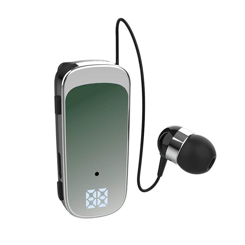 K65 Wireless Business Earbuds - Retractable Cable - Green 10