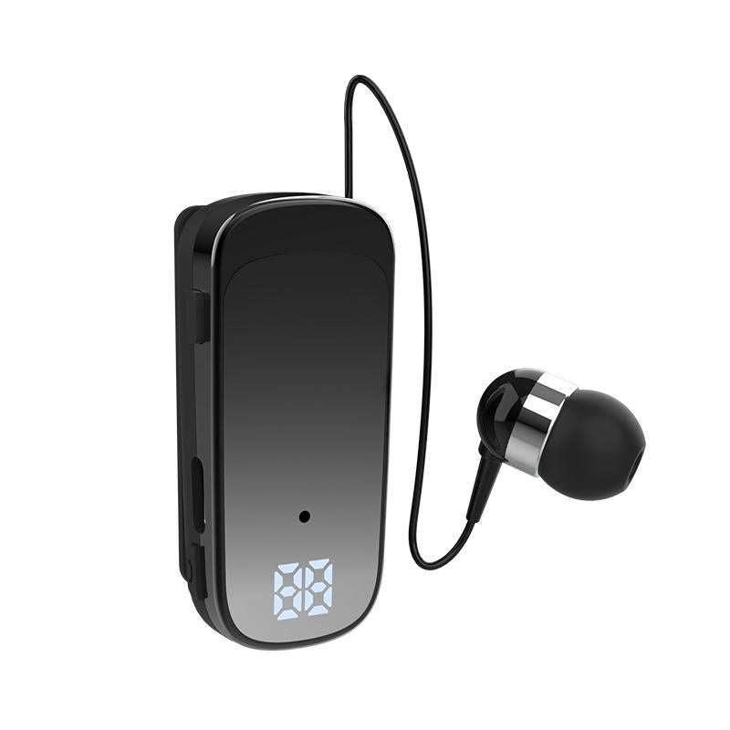 K65 Wireless Business Earbuds - Retractable Cable - Green 14