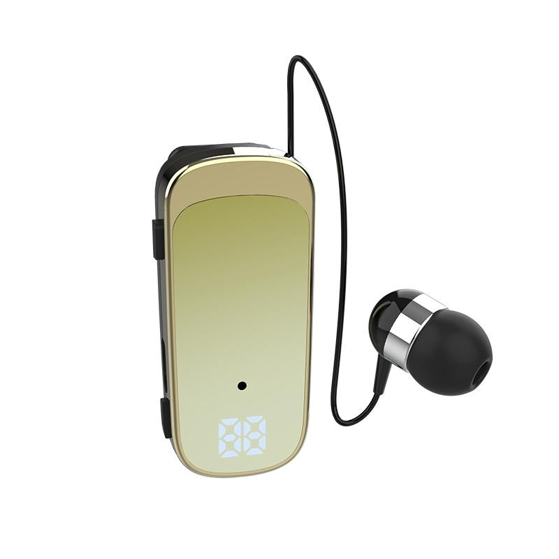 K65 Wireless Business Earbuds - Retractable Cable - Green 15