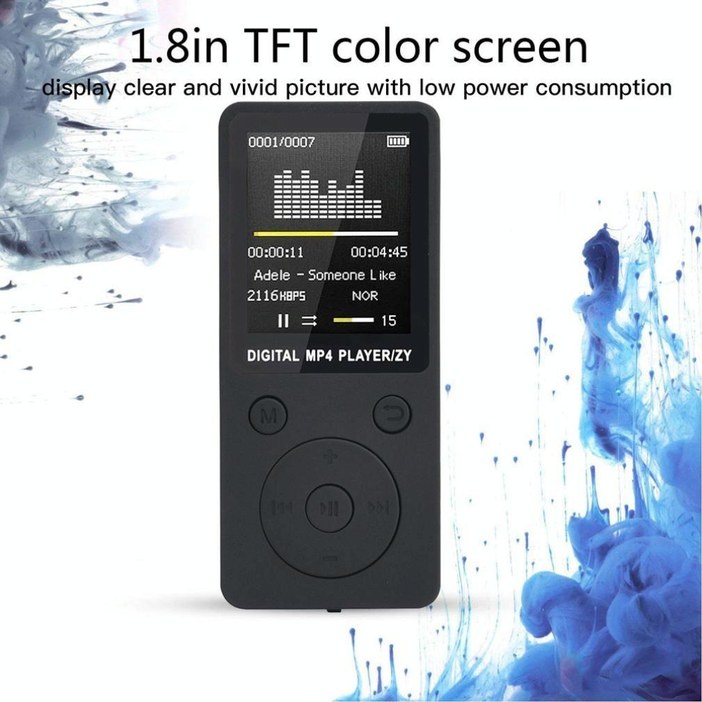 Portable Mp4 Music Player With Fm Radio & Recording Black - White No Memory 11