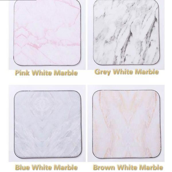 Marble Desk Mat & Organizer Beige 7