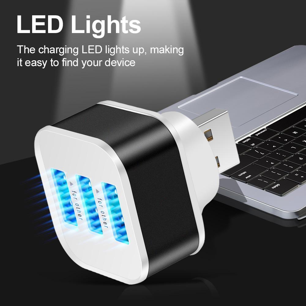 3-Port Usb 2.0 Hub Expander - Blue 8
