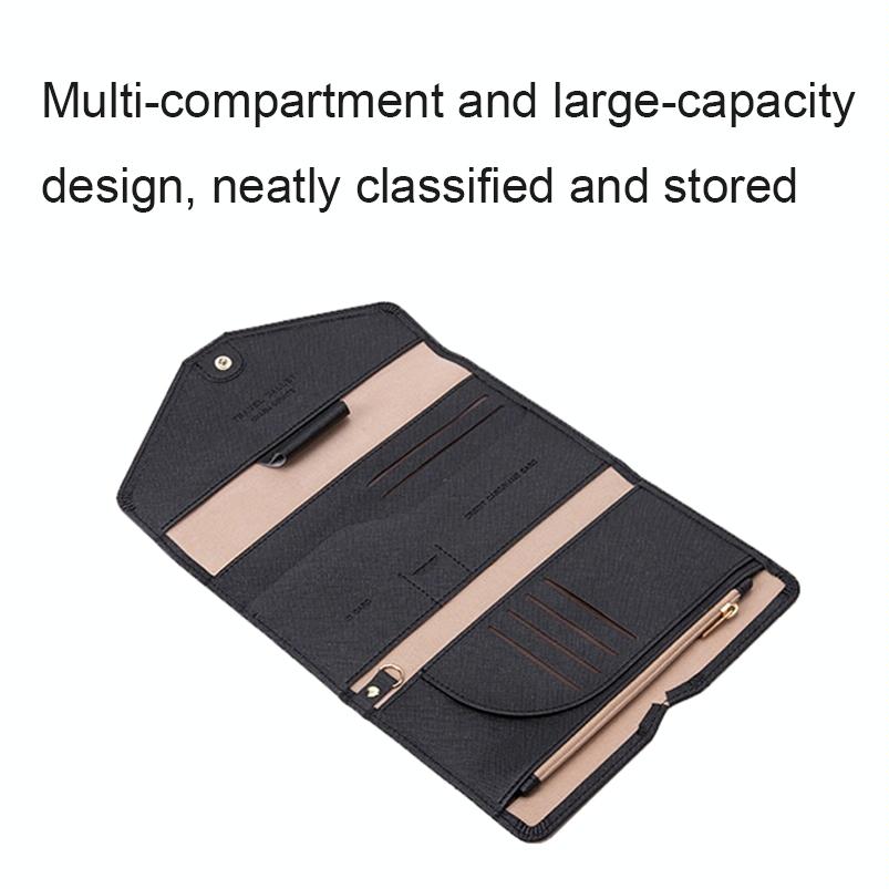 Rfid-blocking Passport & Card Bag - Secure & Compact - Red 6