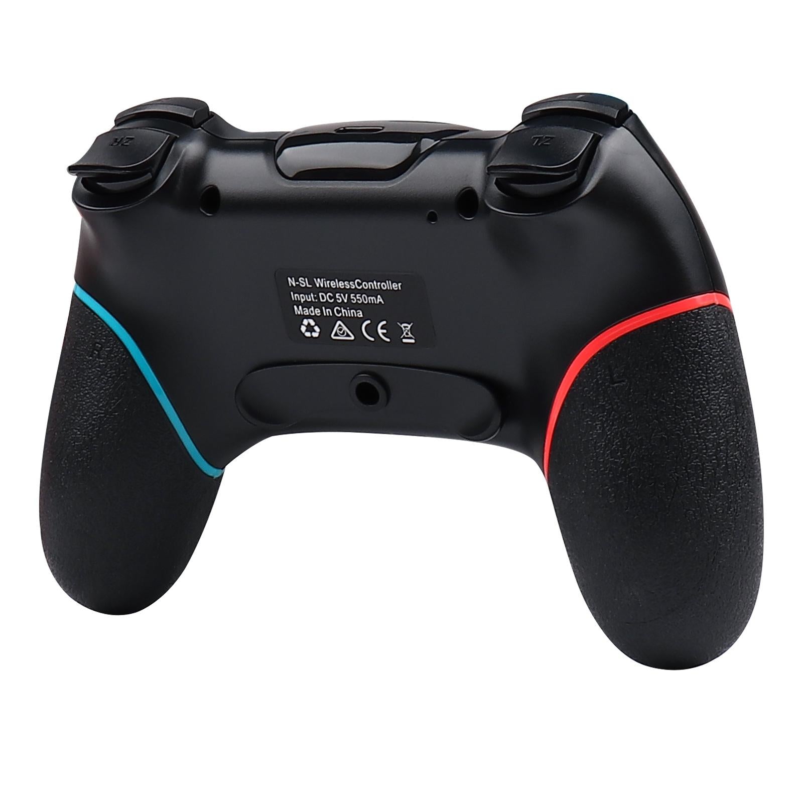 Macro Wireless Pro Controller with Wake-up Function - Black Red Blue 4