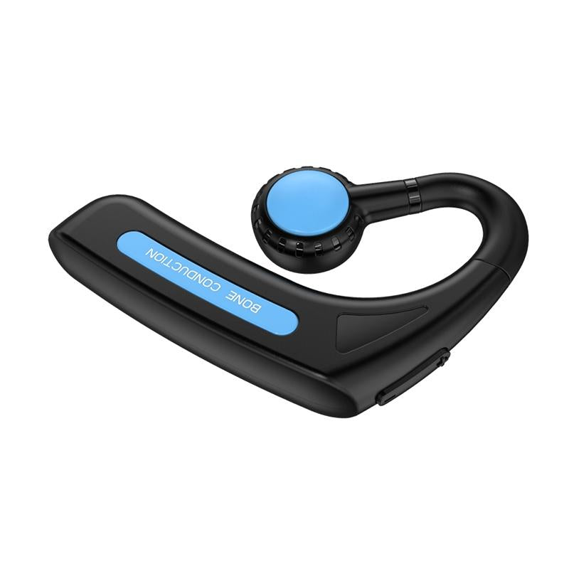Wireless Bone Conduction Bluetooth Headset - Hanging Ear Design - Green 9