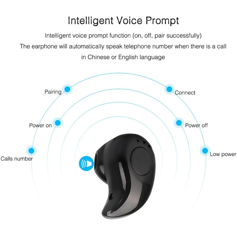 Wireless Bluetooth Earphone - Mini In-ear Sport Handsfree - Blue 12