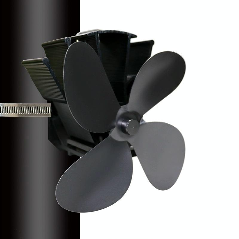 Thermodynamic Wall Mounted Fireplace Fan - no Magnets - Gray 5