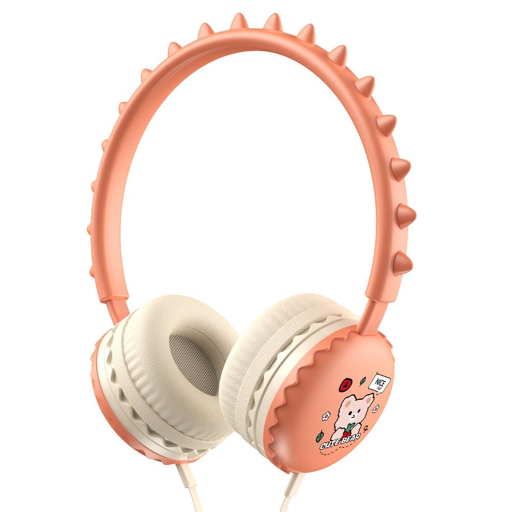 Cartoon Stereo Headphones With Mic Y19 - Cute Rabbit 7
