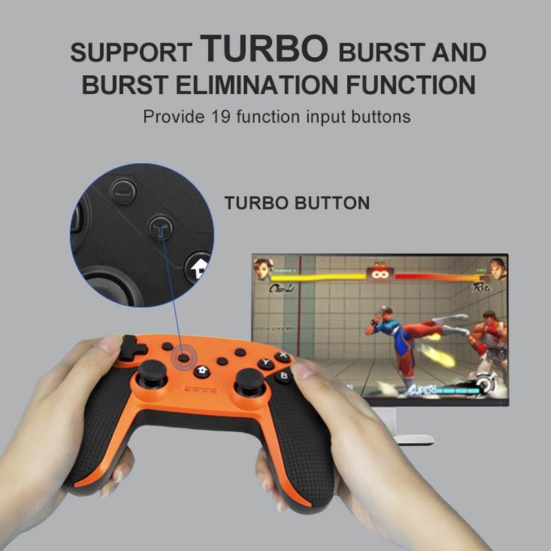 Universal 3-in-1 Gamepad for Switch Pc and Android - Orange 21