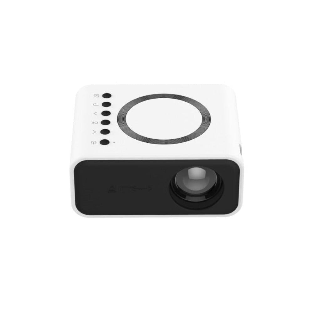 Portable Mini Projector For Home Use - Compatible With Mobile Devices - White 6