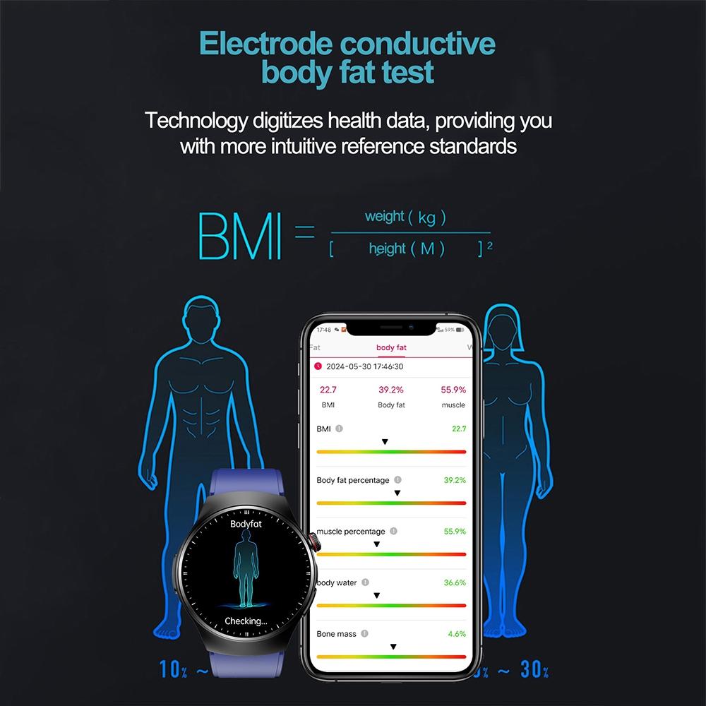 1.39 Inch Ip67 Waterproof Sports Health Monitoring Smart Bluetooth Calling Watch - Brown Leather 13