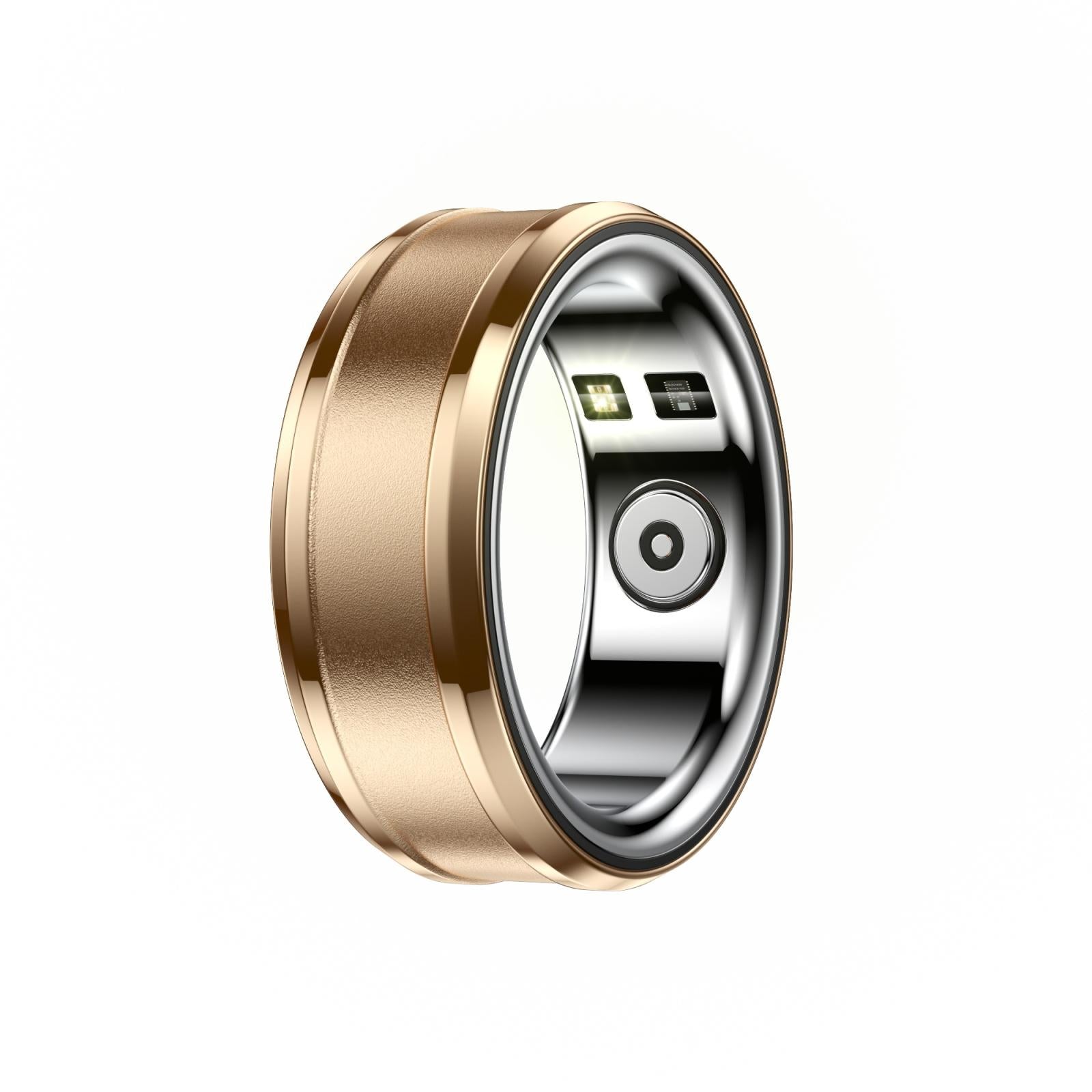 Smart Ring With Heart Rate Blood Oxygen & Sleep Monitoring - Size 18 - White