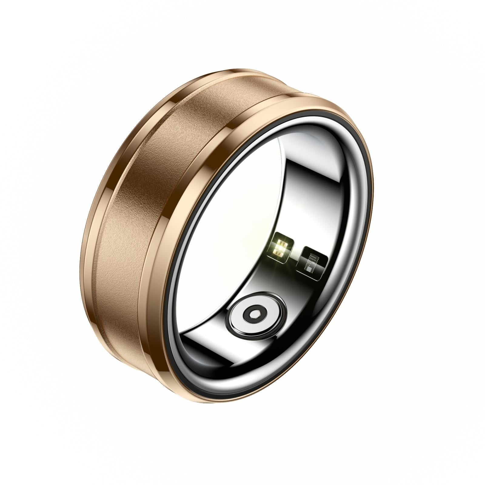 Smart Ring With Heart Rate Blood Oxygen & Sleep Monitoring - Size 18 - White 4