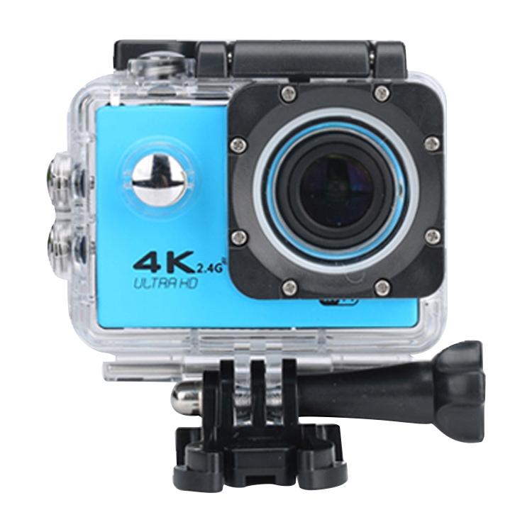 Waterproof 4k Action Camera for Cycling and Diving - Silver Grey 9