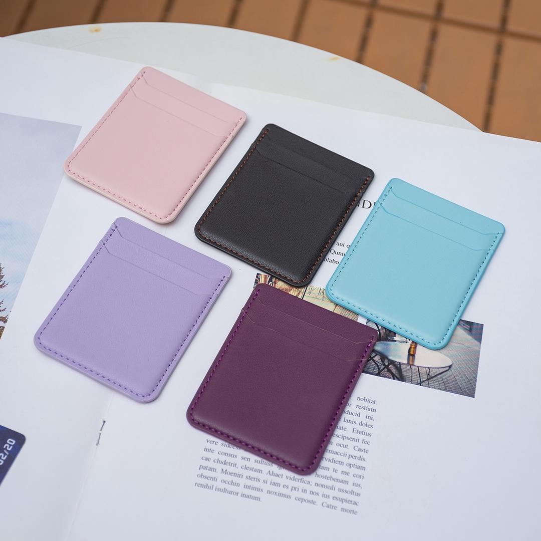 R20 Texture Card Bag Back Sticker For Mobile Phones - Blue 7