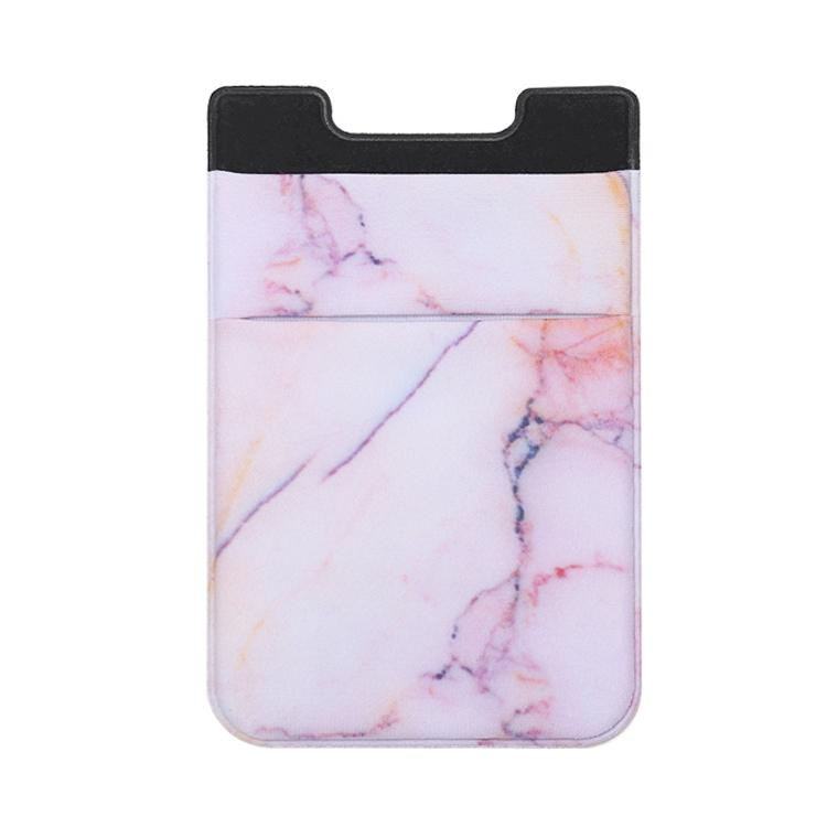 Marble Road Stretch Phone Card Holder Sticky Clip - Pink