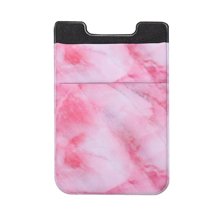 Marble Road Stretch Phone Card Holder Sticky Clip - Pink 10