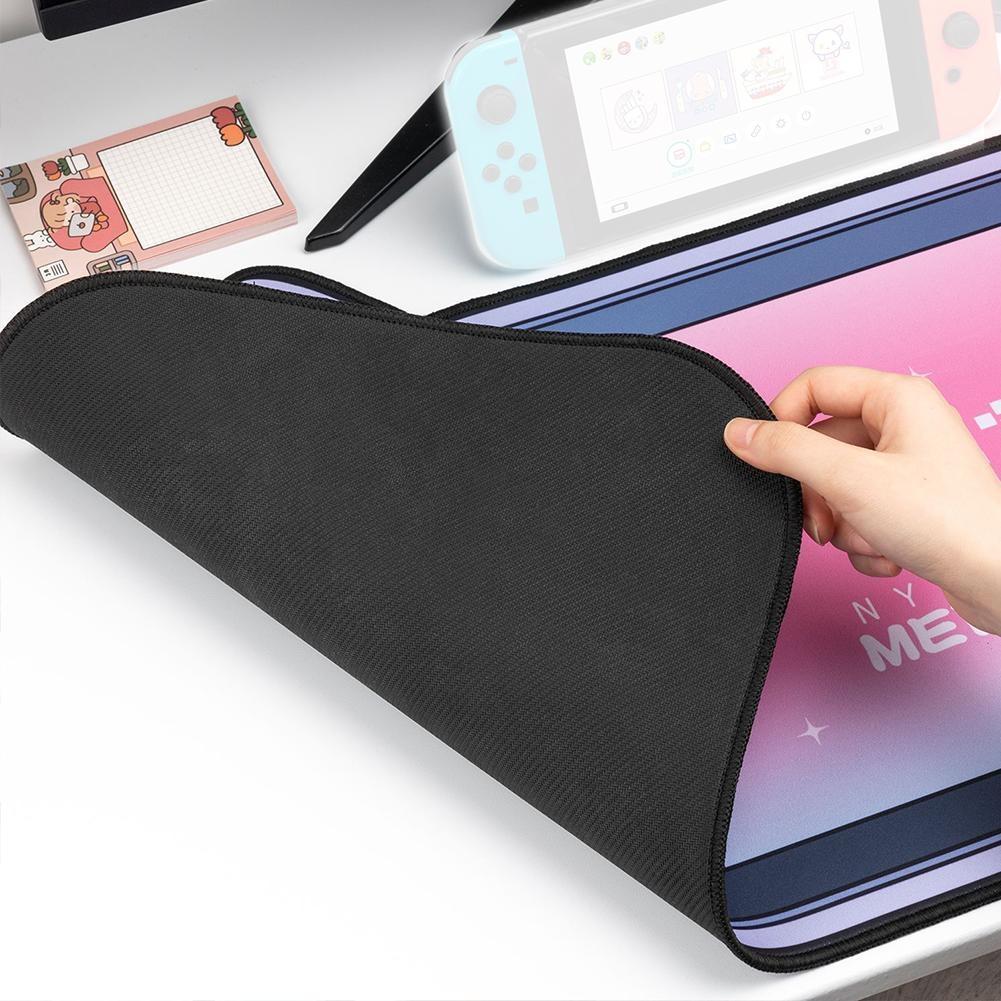 400 X 800 X 3Mm Cute Cat Ear Desk Pad For Keyboard & Mouse 6