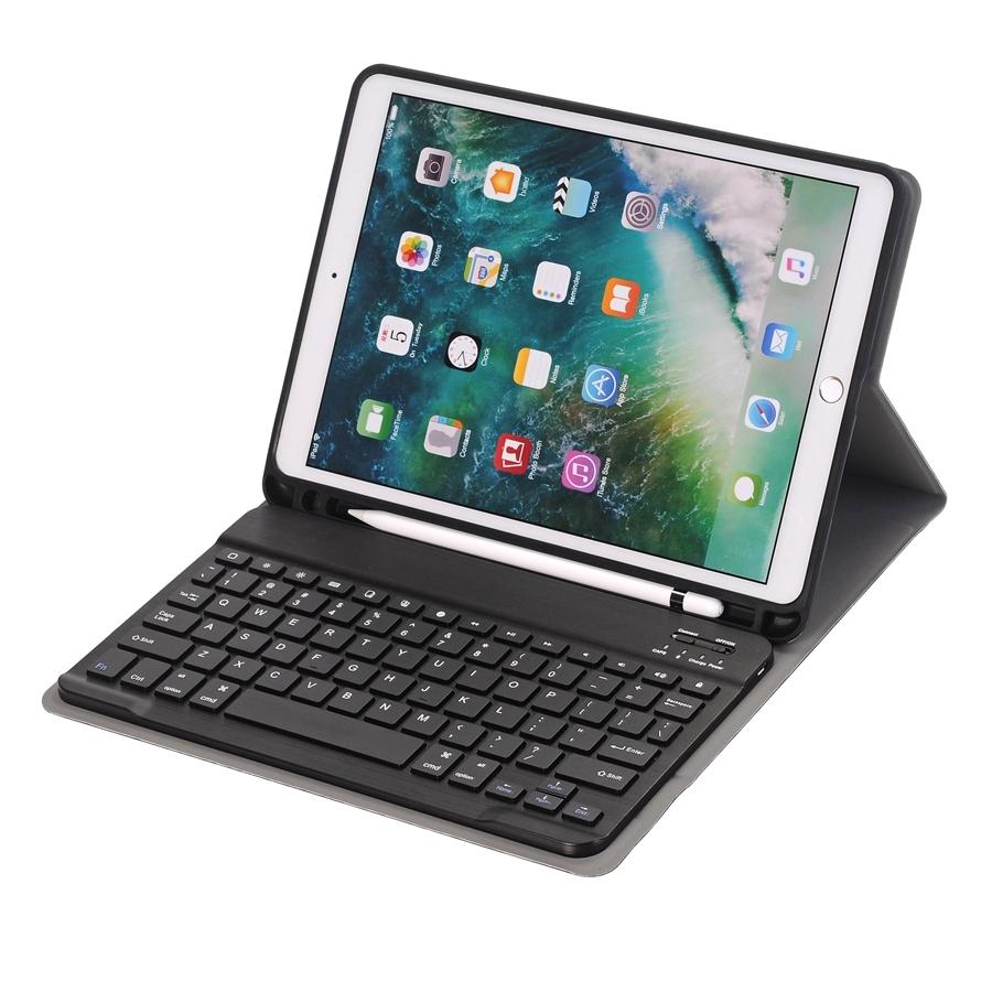Bluetooth Keyboard Leather Tablet Case For Ipad Air 3 / Pro 10.5 / 10.2 - Detachable - Gold 5