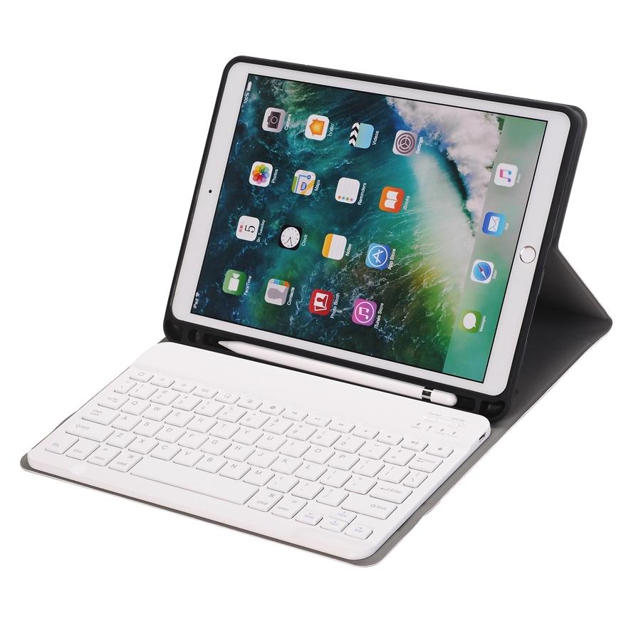 Bluetooth Keyboard Leather Tablet Case For Ipad Air 3 / Pro 10.5 / 10.2 - Detachable - Gold 9