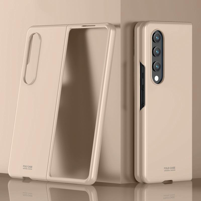 For Samsung Galaxy Z Fold4 5G Shockproof Skin - Breathable & Protective - White 12