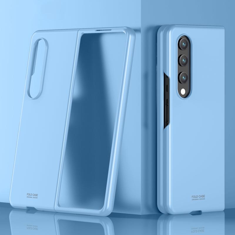 For Samsung Galaxy Z Fold4 5G Shockproof Skin - Breathable & Protective - White 15