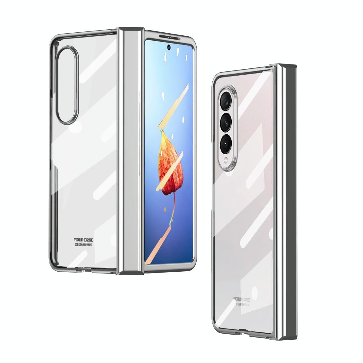 For Samsung Galaxy z Fold4 5G Samsung Galaxy z Fold4 Full Body Electroplating Hinge Case - Integrated Design - Gold 7