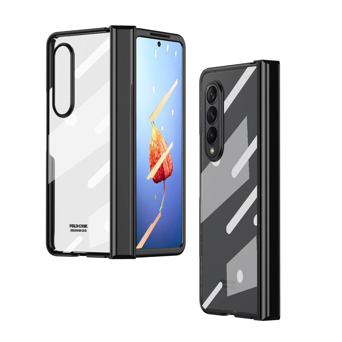 For Samsung Galaxy z Fold4 5G Samsung Galaxy z Fold4 Full Body Electroplating Hinge Case - Integrated Design - Gold 10