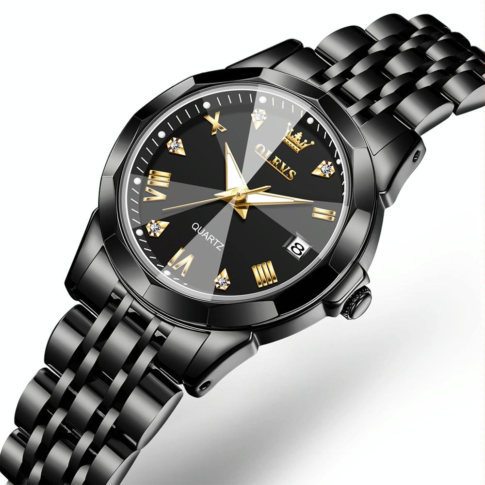 Waterproof Quartz Watch with Butterfly Buckle for Women - Gold 3