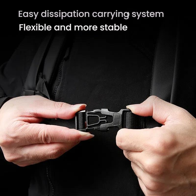 Large Capacity Lightweight Business Backpack For Men - Gray 10