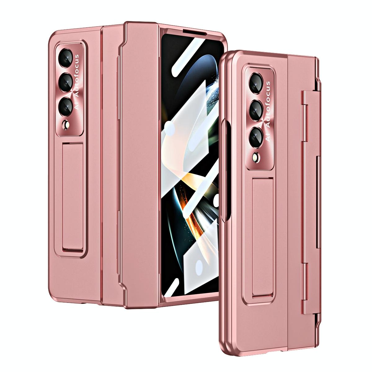 For Samsung Galaxy Z Fold4 5G Folding Case With Integrated Hinge - Black 8