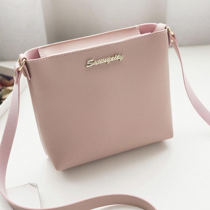 Stylish Pink Crossbody Bag With Zipper 3