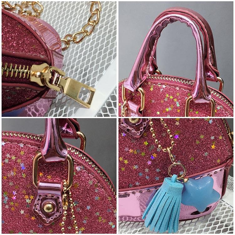 Mini Leather Shoulder Bag For Girls Cute & Compact - Red 5