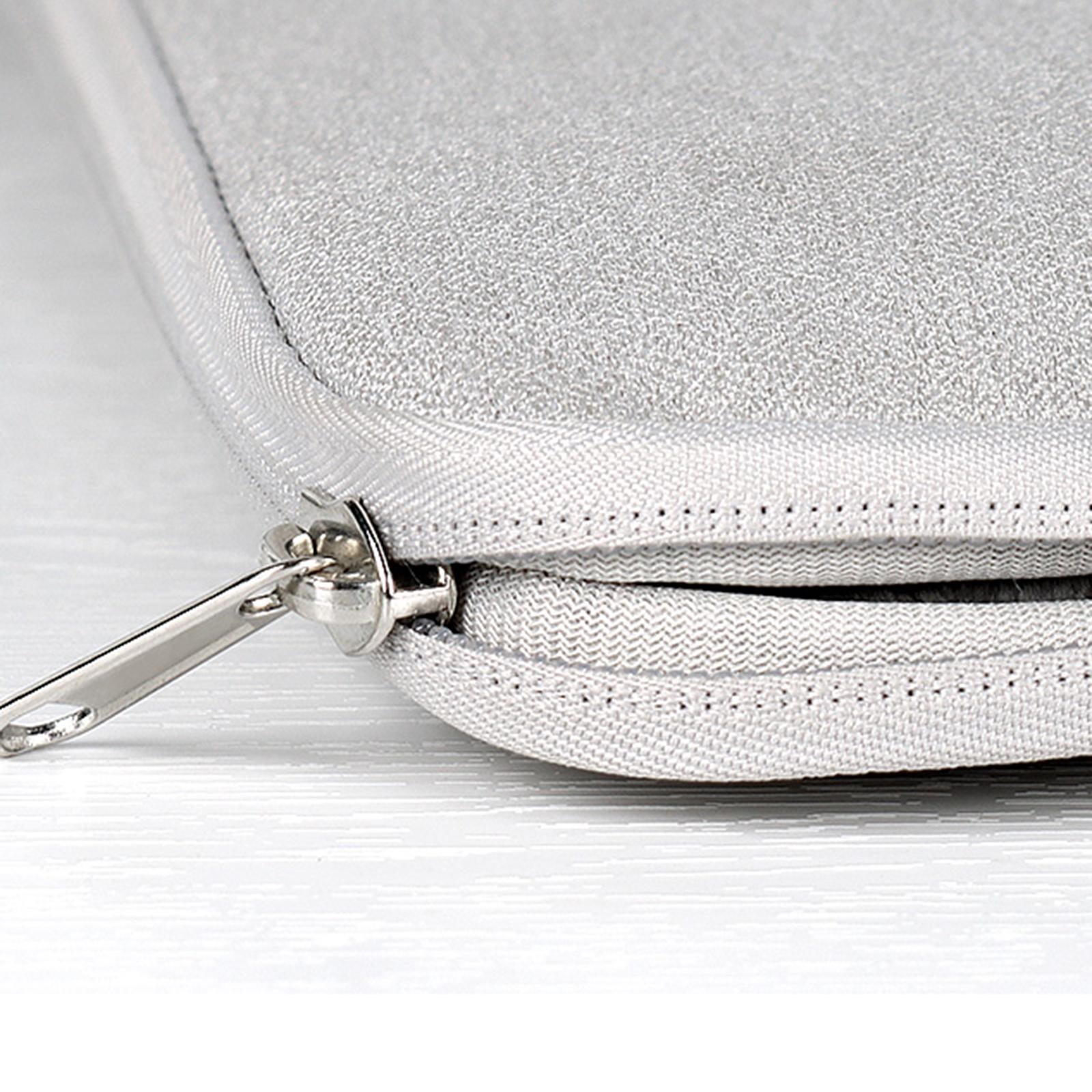 13.3 Inch Jacquard Laptop Liner Bag in Dark Gray Sheepskin 3