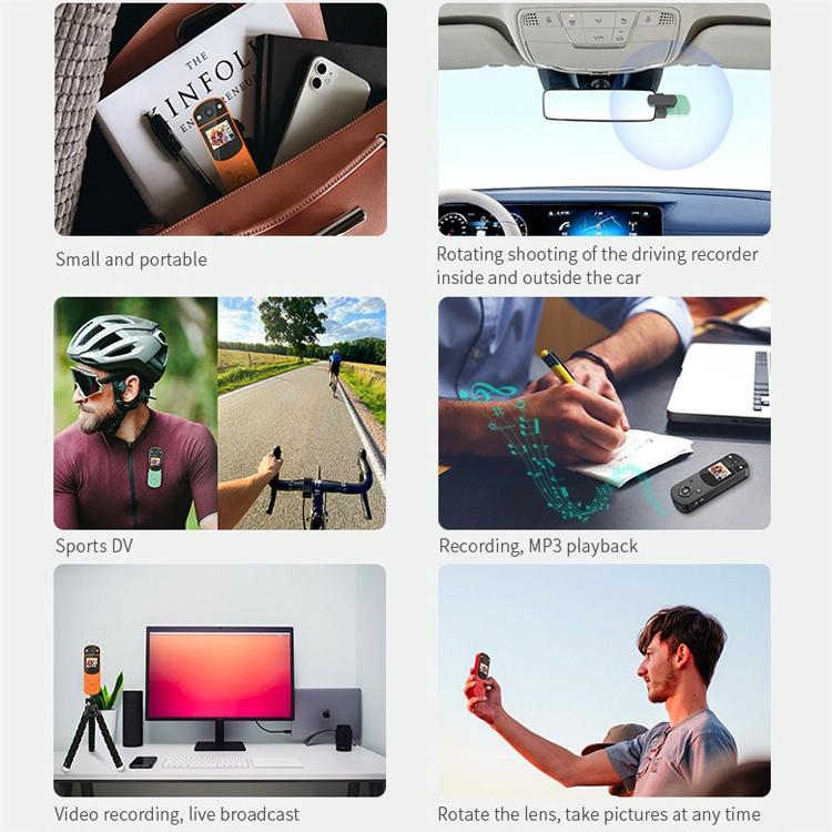 1080P Hd Multi-Function Digital Video Camera - Sports Dv Live Streaming Computer Recording - Orange 8