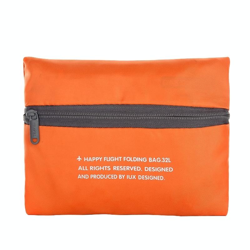 Foldable Nylon Travel Bag for Women and Men - Large Capacity - Rose Red 10