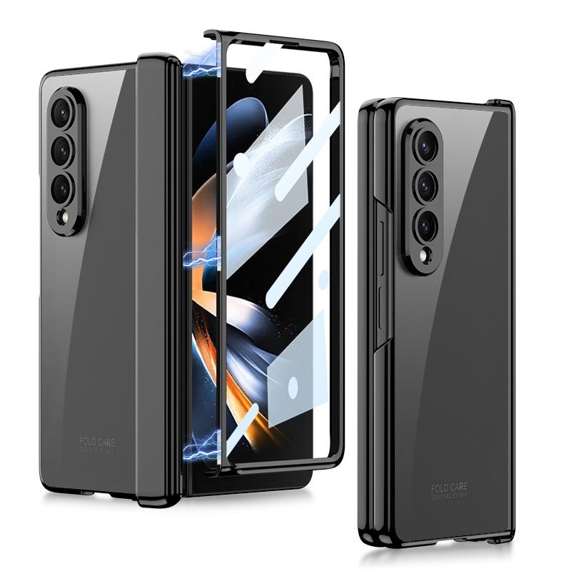 For Samsung Galaxy Z Fold4 5G Magnetic Hinged Folding Case - Black