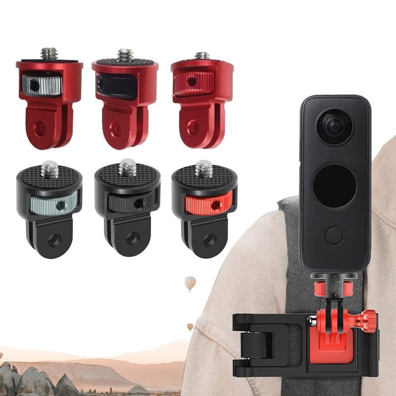 Universal Tripod Adapter for Action Cameras - 1 / 4 Inch Screw - Red 3