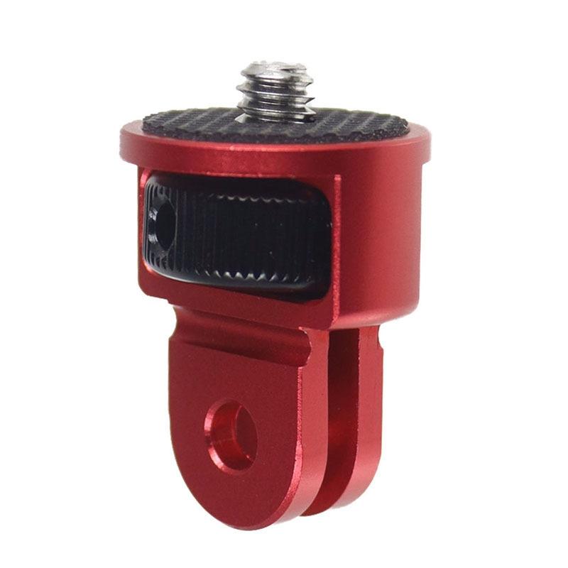 Universal Tripod Adapter for Action Cameras - 1 / 4 Inch Screw - Red 9