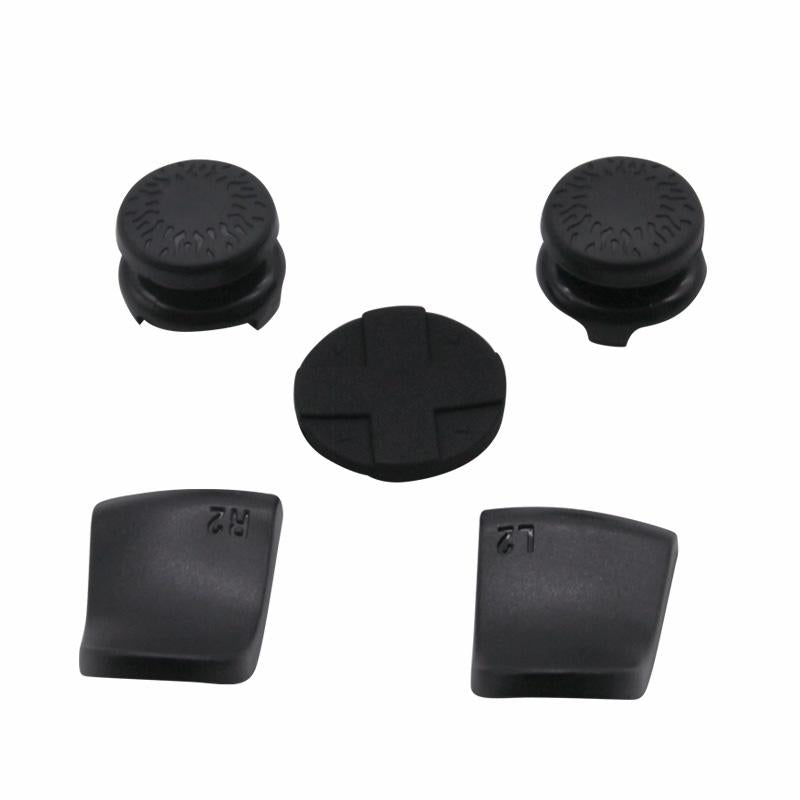 5-in-1 L1 / R1 Extended Key Game Handle for Sony Ps5 - Cross & Lengthened Keys - Black White 7