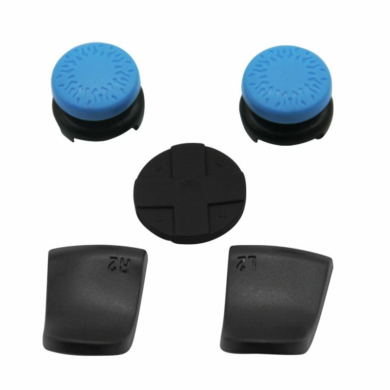 5-in-1 L1 / R1 Extended Key Game Handle for Sony Ps5 - Cross & Lengthened Keys - Black White 13