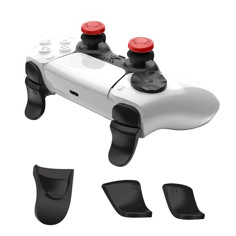 5-in-1 L1 / R1 Extended Key Game Handle for Sony Ps5 - Cross & Lengthened Keys - Black White 15
