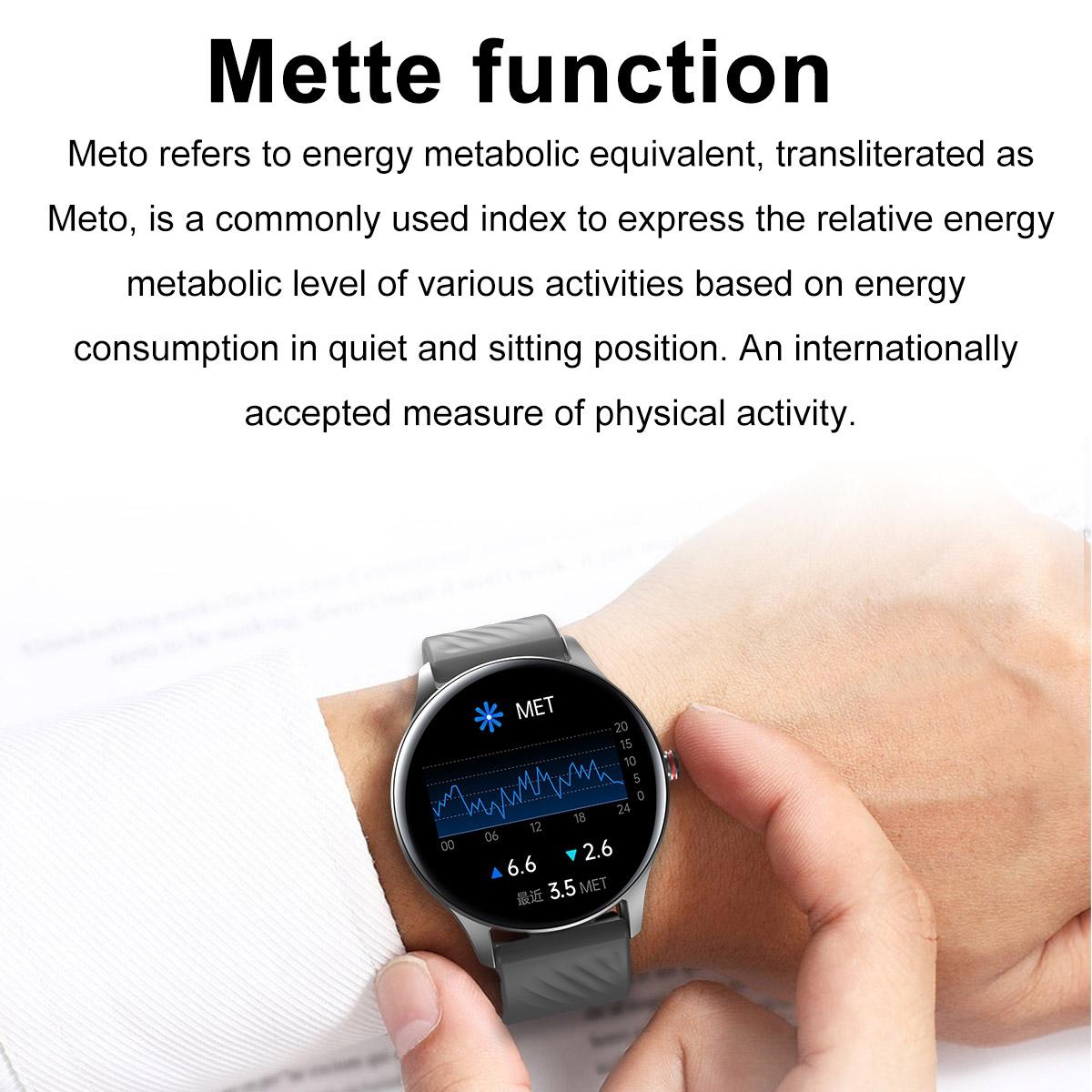 1.43 Inch Amoled Smart Watch With Bt Call & Health Tracking - Blue 10