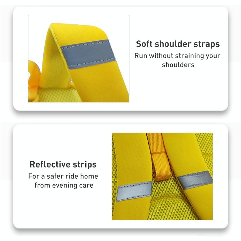 Secure Kids Backpack - Anti-lost Design - Sunshine Lion 8